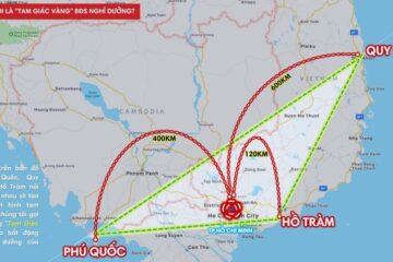 Quy Nhơn - Phú Quốc - Hồ Tràm tạo thành hình tam giác cân xứng trên bản đồ (Ảnh: Rever).