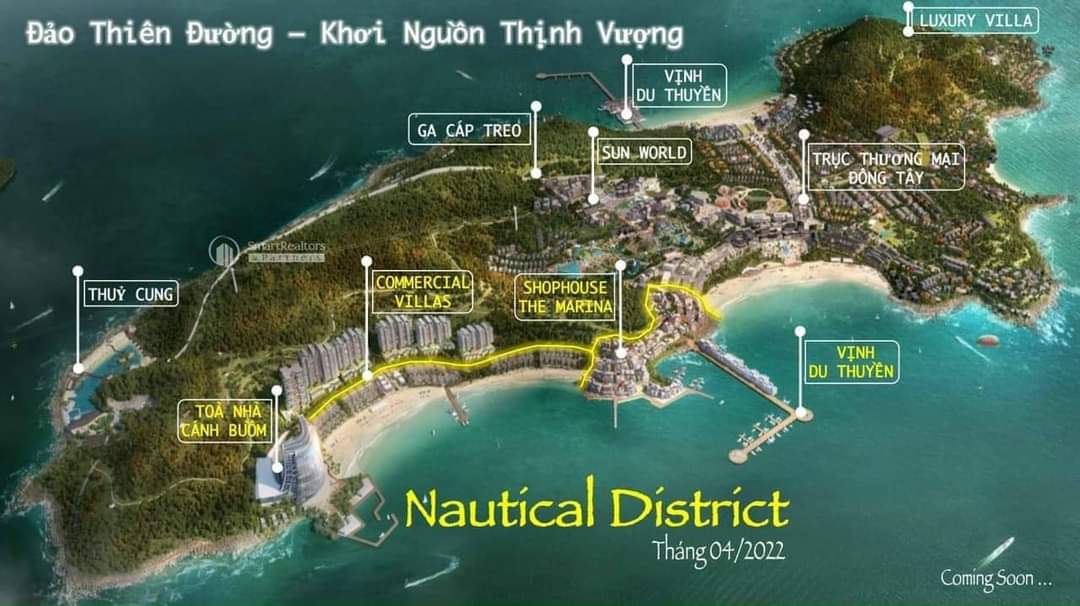 Phân khu Nautical District Hòn Thơm Paradise Island