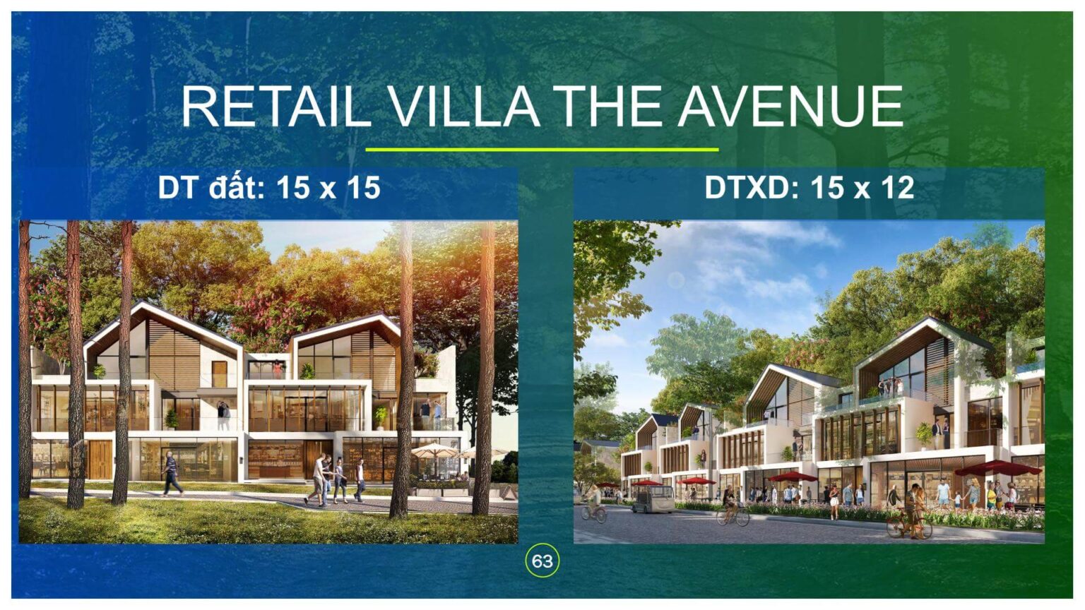 Thiết kế Retail Villa The Avenue