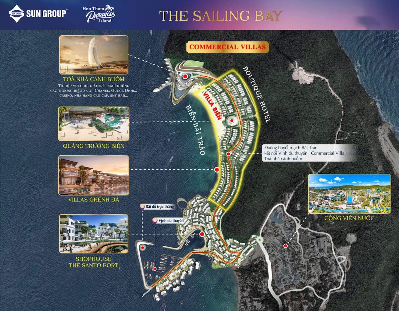 Tổng quan phân khu The Sailing Bay