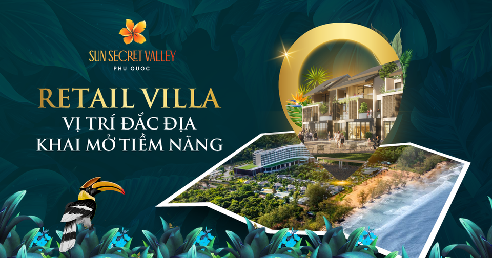 Retail Villa vị trí đắc địa khai mở tiềm năng tại phố đảo