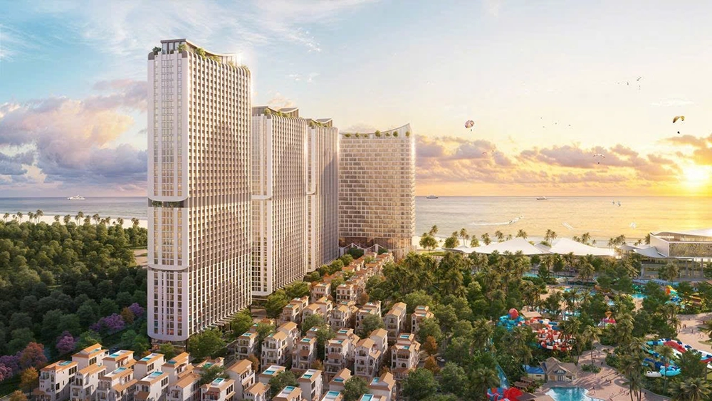Phối cảnh khu cao tầng Blanca City